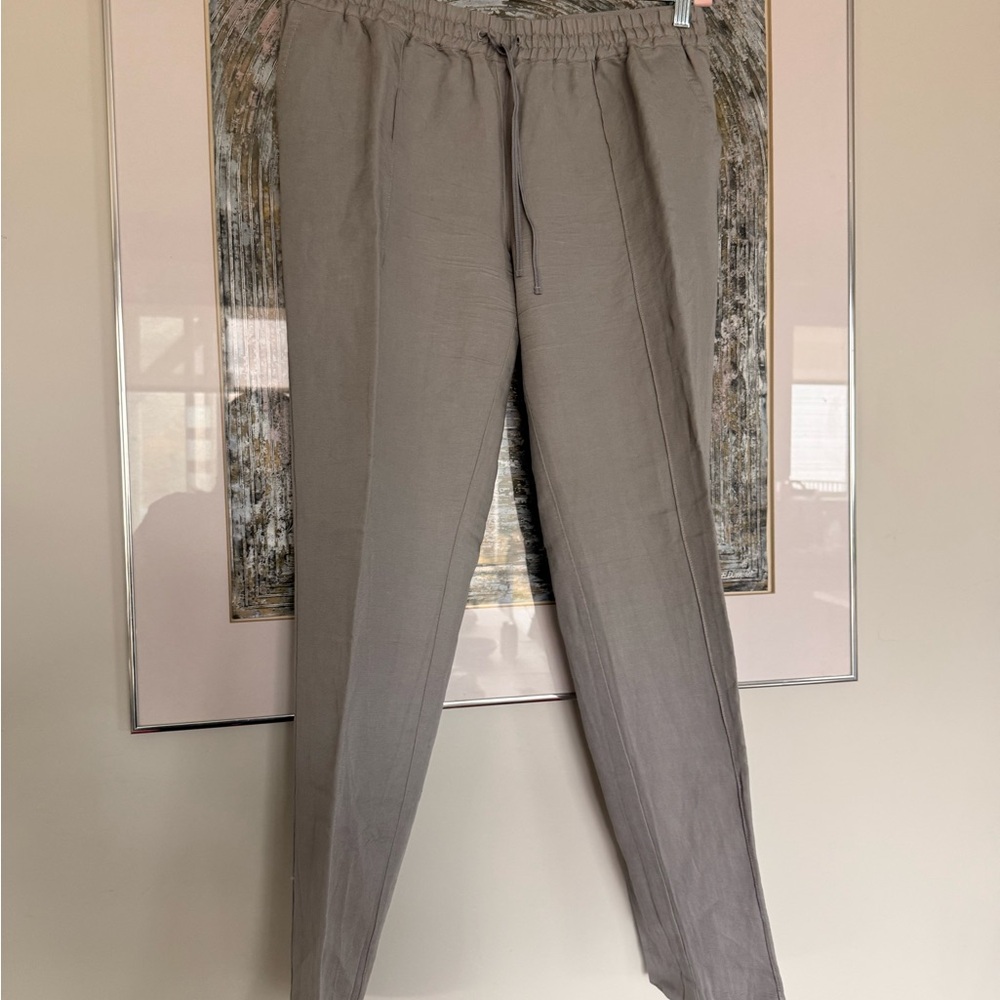 Mexx Women’s Drawstring Slim Joggers - Taupe Gray